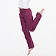 Chinos trousers made of 100% linen. Pants. LINEN & SILVER ( LEN i SEREBRO ). Интернет-магазин Ярмарка Мастеров.  Фото №2