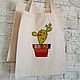 Cotton bag-shopper "Cactus". Shopper. natali. Online shopping on My Livemaster.  Фото №2