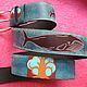 Order TREES AND WHALES strap leather. ZERGY. Livemaster. . Straps Фото №3