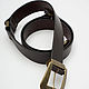 Order Brown leather belt. Lollypie - Modiste Cat. Livemaster. . Straps Фото №3