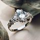Кольцо с аквамарином. Кольцо помолвочное. Mintina Jewelry. Ярмарка Мастеров.  Фото №6