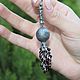 Кулон Гранат из серебра 925 пробы с ручной чеканкой VA0010. Кулон. Sunny Silver. Интернет-магазин Ярмарка Мастеров.  Фото №2