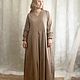 Платье из льна на заказ длинное бохо с карманами. Платья. SVЭRO dress. Ярмарка Мастеров.  Фото №5