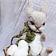 Easter Bunny. Коллекционный зайчик тедди. Тедди Зверята. Маленькое Чудо. Ярмарка Мастеров.  Фото №6