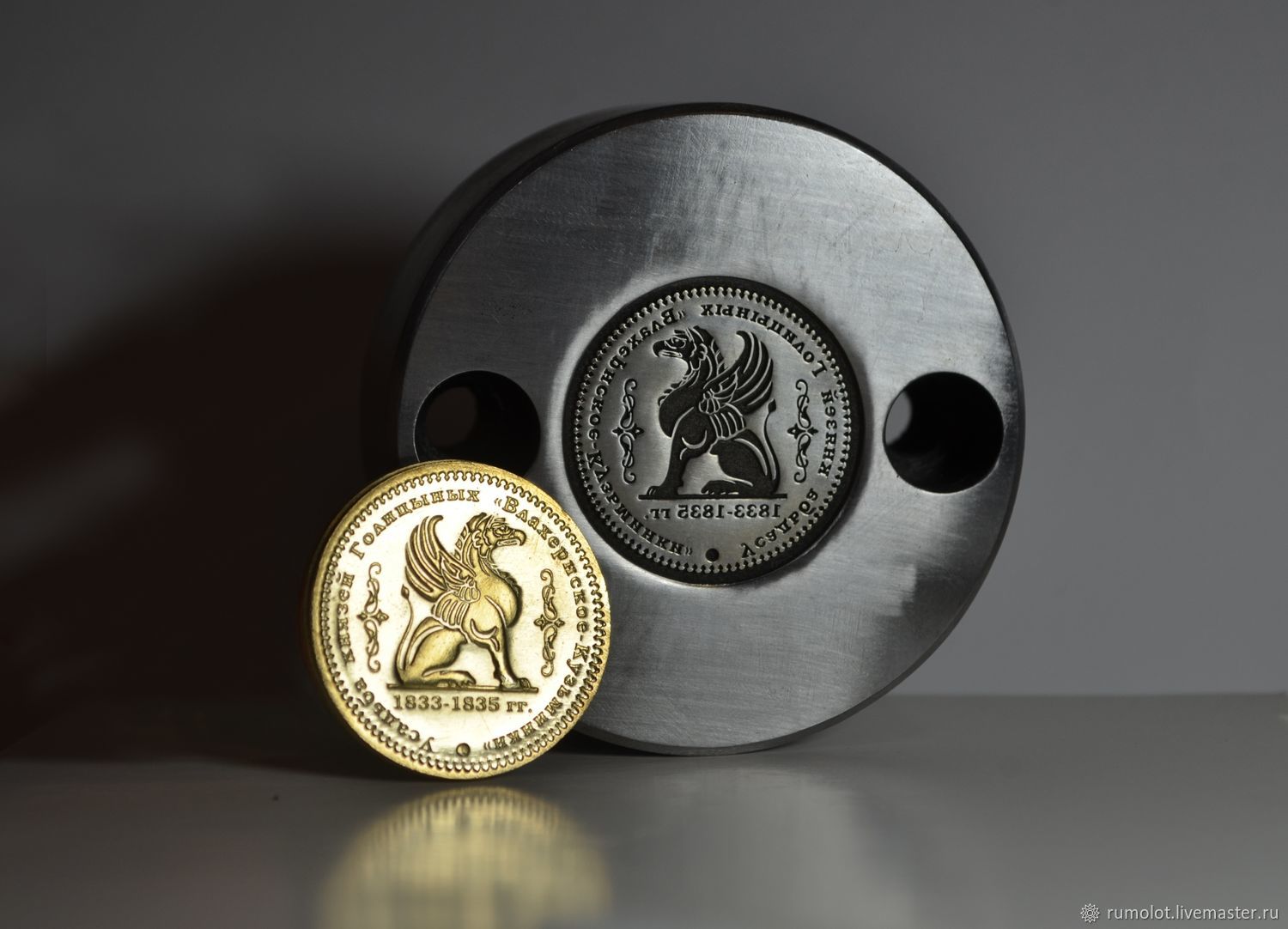 Профессиональный гидравлический пресс — Монетный аттракцион — бизнес на чеканке монет, Украина