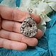 Кулон с друзой пирита. Кулон. Karma-jewelry. Ярмарка Мастеров.  Фото №6