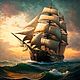 Картина маслом море Корабль маслом на холсте Картины ручной работы. Картины. Художественный мир | Картины маслом. Интернет-магазин Ярмарка Мастеров.  Фото №2