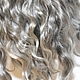 Hair for dolls (grey, natural, washed) Locks Curls dolls. Doll hair. Hair and everything for dolls. My Livemaster. Фото №6