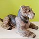 Order Estatuilla de perro Airedale Terrier de piedra natural anhidrita. Kamnerezy-urala. Livemaster. . Figurines Фото №3