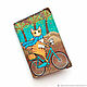 Passport cover, series 'Cats'. Passport cover. Ludmila Krishtal. Online shopping on My Livemaster.  Фото №2