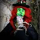 Кукла-оберег " Зелёная ведьма". Кукла-оберег. Magic dolls by Amanita Elfin. Ярмарка Мастеров.  Фото №4