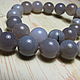 Grey chalcedony 10 mm, smooth ball. Beads1. Elena (luxury-fittings). My Livemaster. Фото №4