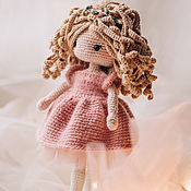 Куклы и игрушки handmade. Livemaster - original item Decorative doll, crocheted doll -. Handmade.