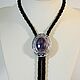 Vincent Vega bolo tie with natural (Amethyst). Ties. Neformal-World. My Livemaster. Фото №5