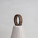 Эко кольцо из грецкого ореха. Кольца. Wooden Wish. Интернет-магазин Ярмарка Мастеров.  Фото №2