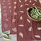 Льняное полотенце с ручной набойкой, Полотенца, Вологда,  Фото №1