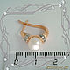 Earrings 'Sea pearl' gold 585, diamonds, pearls. Earrings. MaksimJewelryStudio. My Livemaster. Фото №6