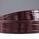 Genuine Crocodile Leather Belt IMA3008K. Straps. CrocShop. My Livemaster. Фото №4
