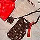 Вязаный чехол для телефона. Чехол. GERA the original brand. Ярмарка Мастеров.  Фото №6