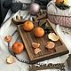Board of oak with horns for submission. Free shipping. Cutting Boards. alysarus. Online shopping on My Livemaster.  Фото №2