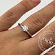 Помолвочное кольцо с бриллиантом 0,5 карат. Кольцо помолвочное. FROLOF JEWELRY. Ярмарка Мастеров.  Фото №12