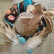 Цветы и флористика handmade. Livemaster - original item Easter wreath. Handmade.
