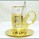 Gift Cup holder 'coat of Arms' z60. Single Tea Sets. Zlatiks2. Интернет-магазин Ярмарка Мастеров.  Фото №2