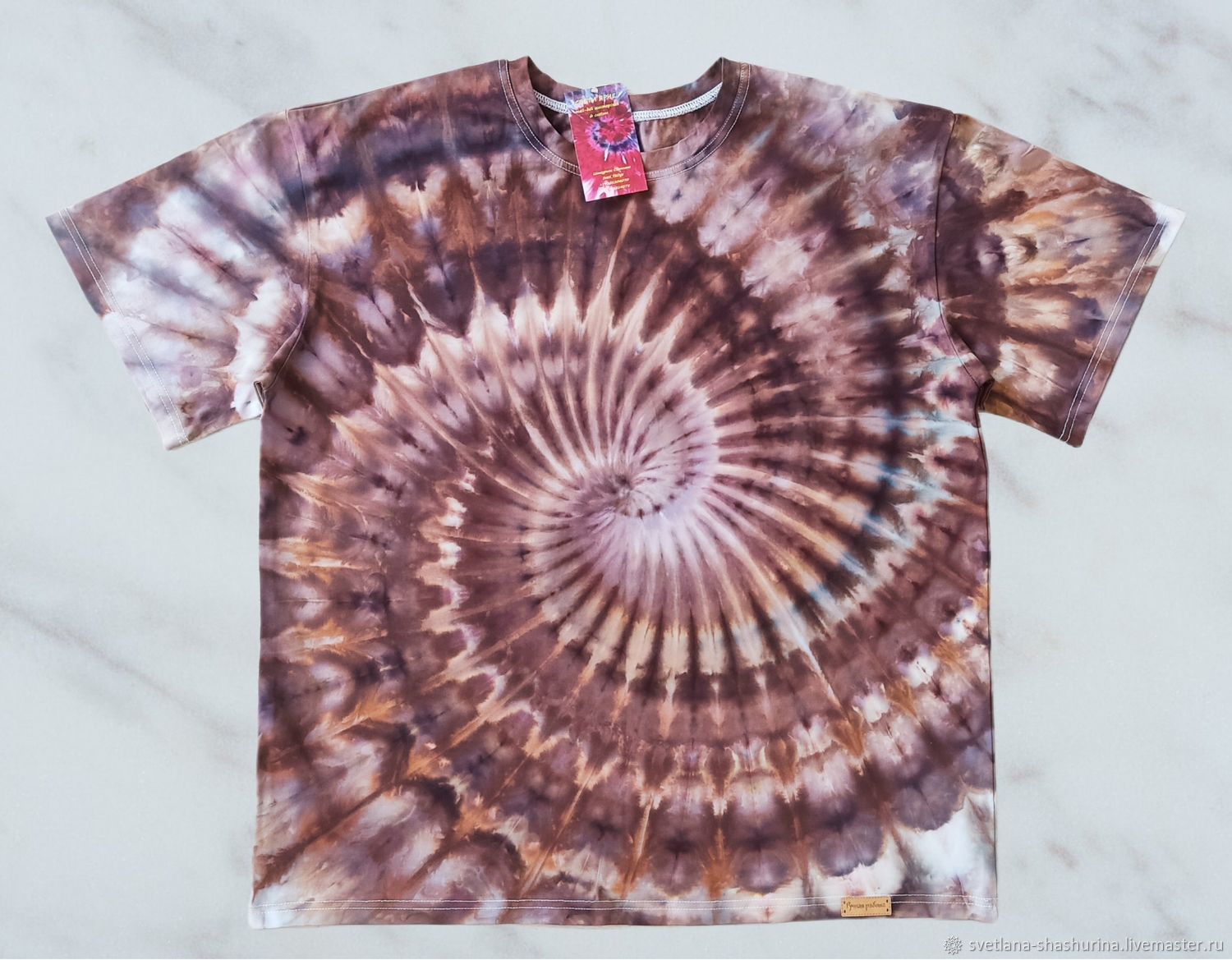 Футболка тай-дай "Coffee", тайдай, tie dye в интернет-магазине Ярмарка ...