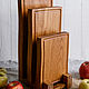 A set of cutting boards from oak, Cutting Boards, Novosibirsk,  Фото №1