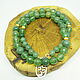 Beads made of natural green aventurine Forest 51 cm, Beads2, Gatchina,  Фото №1