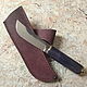 Нож "Вако" танто 95х18 стаб.карелка 2, Ножи, Ворсма,  Фото №1
