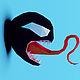 Бумажная развертка: Веном (Venom) DIY сделай сам полигональную модель, Шаблоны для печати, Москва,  Фото №1