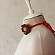 Felted decoration-choker 'Cinnamon, Necklace, Kamensk-Shahtinskij,  Фото №1