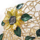 Wicker vase 'Sunflower'. Box. Height 25 cm. Vases. Elena Zaychenko - Lenzay Ceramics. Online shopping on My Livemaster.  Фото №2