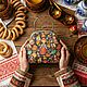 Сумка "Русская душой", сумка из ткани, сумка из замши, Сумка с фермуаром, Москва,  Фото №1