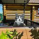 Фигурка садовая из металла "Котик", 17*20 см, Фигуры садовые, Иваново,  Фото №1