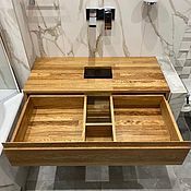 Для дома и интерьера handmade. Livemaster - original item Cabinet under the sink under the stone countertop (project m. Dubrovka). Handmade.