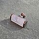 Ручка для мебели с шестигранным кристаллом розового кварца. Фурнитура для мебели. Всеволод Орловский Ручки для мебели (stone-knob). Интернет-магазин Ярмарка Мастеров.  Фото №2