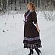 Платье Виолетта. Платья. Елена. Бохо одежда 'Дело вкуса' (elena-delovkusa). Интернет-магазин Ярмарка Мастеров.  Фото №2