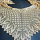 Order Mantón de las hojas de Oro de punto calado de radios. Lace Shawl by Olga. Livemaster. . Shawls Фото №3