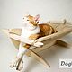 Order Copy of Cat hammock Soft gray. DogWood. Livemaster. . Pet Hammock Фото №3