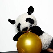Куклы и игрушки handmade. Livemaster - original item Panda Glove Toy, Bamboo Bear for Puppet Theater. Handmade.
