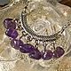 Order Necklace with amethyst 'AMETHYST PLACERS'. vlastelin-kolets (vlastelin-kolets). Livemaster. . Necklace Фото №3