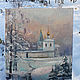 Oil painting 'Winter. It was getting dark', 70-60 cm. Pictures. Zhanne Shepetova. My Livemaster. Фото №4