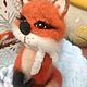 Interior toy "Fox". Stuffed Toys. Crazy FOX. Online shopping on My Livemaster.  Фото №2