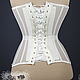 Прозрачный бельевой корсет удлиненный из сетки с мушками. Корсеты. Shi Corset (Анна). Ярмарка Мастеров.  Фото №6