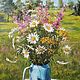 Bouquet in a jug. oil on canvas, Pictures, Moscow,  Фото №1