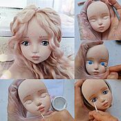 Amelie. Textile collectible dolls