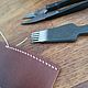 Строчные пробойники Crimson Hides. "2+6". Инструменты для работы с кожей. Tools & Toys for craftsmen. Прессы, пробойники для кожи.. Ярмарка Мастеров.  Фото №5