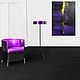 Purple style Interior painting, Pictures, ,  Фото №1